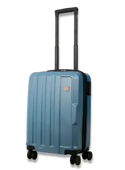چمدان و ساک مسافرتی چمدان تک Reflection 20 Inch ABS Carry on Suitcase Lightweight Hard Shell Vertical Series Travel Luggage Trolley with 36L Storage Capacity 4 Spinner Wheels and TSA Lock Blue 