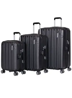 چمدان و ساک مسافرتی ست چمدان Eminent KG82 3Pcs Trolley Luggage Set Black 