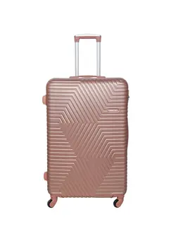 چمدان و ساک مسافرتی چمدان تک TravelWay Lightweight Carryon Luggage Bag - Hardshell Suitcase Spinner Luggage for Travel | ABS Luggage with 4 Spinner Wheels (Rose Gold, 20 Inches (51 cm)) 