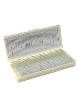 دوربین فیلم‌برداری و عکاسی تلسکوپ و میکروسکوپ 50-Piece Portable Biological Glass Sample Microscope Slides Set Clear 