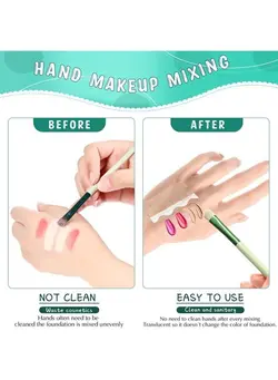 100 Pieces Hand Palette makeup artist supplies Single Use Makeup Hand  Palette Makeup Mixing Palette Makeup Artist Must Haves Transparent  Waterproof