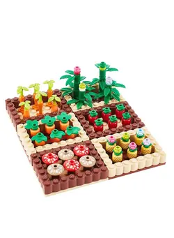 اسباب‌بازی‌های کودک و نوپا سایر Farm Field Set Building Blocks, Plant Orchard Crops Building Bricks Kit, DIY Play Building Blocks Brick Set with Grass Flower Leaf, Farm Blocks Kit for Boys Girls Kids 8-12 