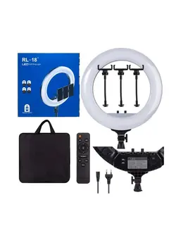 نورپردازی و استودیو سایر RL-18 LED Ring Light (LED Soft Ring Light) 