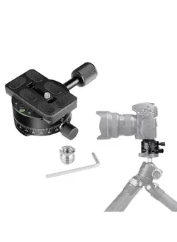 لوازم جانبی فیلم‌برداری و عکاسی سایر SYOSI 360 Panoramic Tripod Head Base Screw Knob Clamp, with 38mm Arca Swiss Style Quick Release Plate Bubble Level for Peak Design Travel Tripod, Gimbal, up to 22.05LBS 