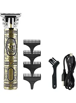 Electric Multifunctional Hair Trimmer Set Tan/Black 