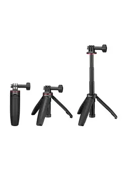 لوازم جانبی فیلم‌برداری و عکاسی سایر MT-09 Mini Extendable Desktop Tripod Handheld Photography Bracket Stand Vlog Selfie Stick Black 