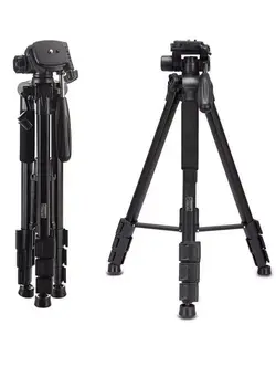 لوازم جانبی فیلم‌برداری و عکاسی سایر Light weight Aluminium Tripod Stand Professional Aluminium Tripod for DSLR Camera Video & Photo Tripod stand 360 degree rotation with up down technology Black 