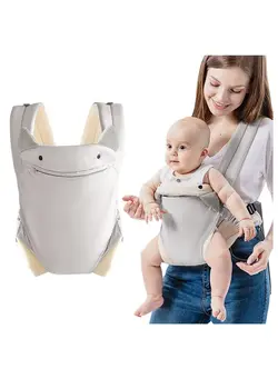 لوازم حمل آغوش Baby Carrier with Pocket 4-in-1 Easy to Wear Adjustable Breathable Carrier Slings Perfect for Newborn to Infants up to 15KG Toddlers 