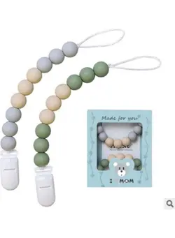 تغذیه و نگهداری کودک پستانک Teething Pacifier Clip Set 