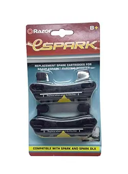 مردانه تیغ و ماشین اصلاح بدن Pack Of 2 Replacement Spark Cartridges Black 