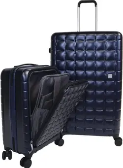 چمدان و ساک مسافرتی ست چمدان Track - Suitcase Luggage sets with Laptop Compartment - Hard Side Lightweight Travel Luggage set of 2 Trolley With Spinner Wheels & Lock (21/29 Inches) 