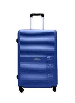 چمدان و ساک مسافرتی چمدان تک TravelWay Lightweight Checked Suitcase Luggage Trolley - Hardshell Suitcase for 30kg Spinner Luggage for Travel | ABS Material with 4 Spinner Wheels (Admiral Blue, 28 Inches (71 cm)) 