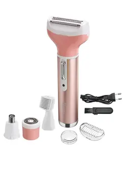 زنانه اپیلاتور 4-In-1 Flawless Skin Hair Removal Epilator Pink/White 200.00g 