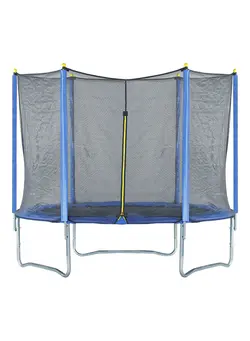 بازی‌های فضای باز و تجهیزات پارک ترامپولین Trampoline With Protective Barrier Ft 10 