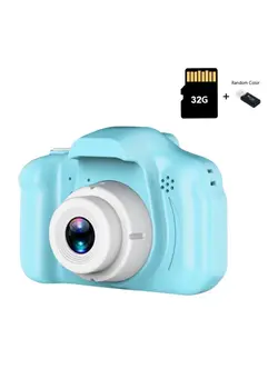 اسباب‌بازی‌های الکترونیکی سایر Kids Selfie Camera with 32GB SD Card, 1080P Projection Video Camera for Outdoor Photography Toy Gifts (Blue) 