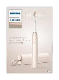 مسواک مسواک برقی Philips Sonicare 9900 Prestige Rechargeable Electric Power Toothbrush with SenseIQ and AI-powered Sonicare app; Colour Champagne - HX9992/21 