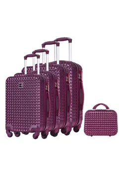 چمدان و ساک مسافرتی ست چمدان Luggage 5 Piece Set Luggage Set Clearance, Suitcases with Spinner Wheels, Hard Shell Luggage Carry on Suitcase Set with TSA Lock 