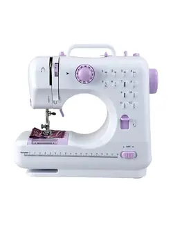 چرخ خیاطی چرخ خیاطی برقی Portable Sewing Machine 984 White/Purple 