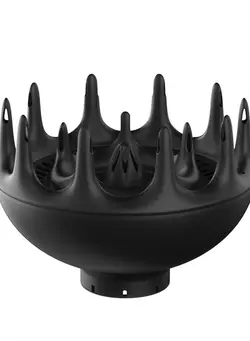 لوازم و مواد فرم‌دهی مو سشوار Xtava Black Orchid Hair Diffuser - for Blow Dryers with 1.8 inch Diameter Nozzle 
