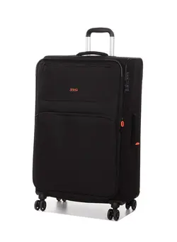 چمدان و ساک مسافرتی چمدان تک Moorea 2 Soft Expandable Suitcase Luggage Trolley 88 cm Extra-Large Black 