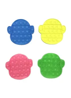 گجت، فیجت و سرگرمی پاپ ایت 4-Piece Push Bubble Fidget Sensory Toy 4x15.8X14.9centimeter 