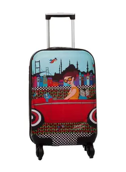چمدان و ساک مسافرتی چمدان تک Rolling Luggage Multicolour 