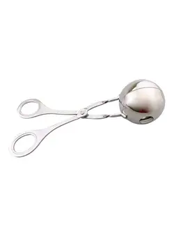 ظروف و تجهیزات آشپزخانه اکسسوری و تجهیزات آماده سازی Non-Stick Stainless Steel Scoop Ball Maker Silver 