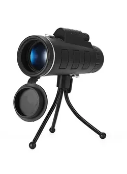 لوازم جانبی فیلم‌برداری و عکاسی سه پایه و نگهدارنده Monocular Telescope HD Night Vision Prism Scope With Phone Clip Tripod Black 