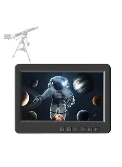 دوربین مدار بسته سایر 7 inch Astronomical Telescope Electronic Eyepiece Recorder Microscope Electric Stargazing Mirror IPS Display Astronomy Camera Professional Planetary Observation Device 