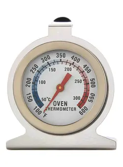 ظروف و تجهیزات آشپزخانه اکسسوری و تجهیزات آماده سازی Stainless Steel High Temperature Resistance Oven Thermometer White 