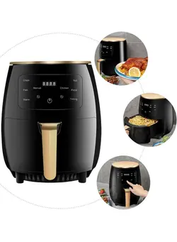 سرخ‌کن سرخ‌کن بدون روغن Silver Crest Multifunctional Digital Touch Air Fryer 6L 2400W Black 