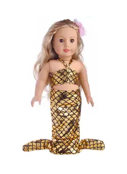 عروسک و لوازم  جانبی اکسسوری عروسک American Girl Doll Mermaid Clothes 18inch 