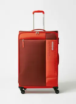 چمدان و ساک مسافرتی چمدان تک Stylish 4 Wheels Luggage Trolley Red 