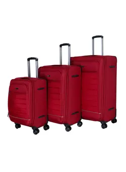 چمدان و ساک مسافرتی چمدان تک Softside Luggage Set of 3 