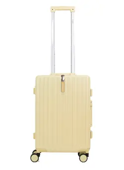 Luggage Bag TPC Hard Side Suitcase 360° Rotational Wheels and Lockable System Travel Bag Black 