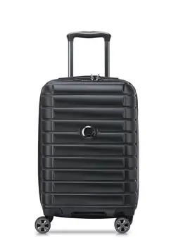 Delsey Shadow 5.0 55cm Hardcase 4 Double Wheel Expandable Cabin Luggage Trolley Black - 00287880100 