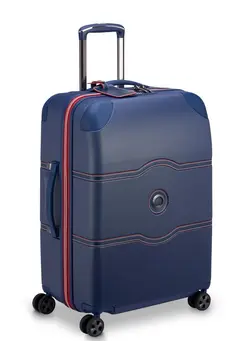 چمدان و ساک مسافرتی چمدان تک Delsey Chatelet Air 2.0 66cm Hardcase 4 Double Wheel Check-In Luggage Trolley Blue 