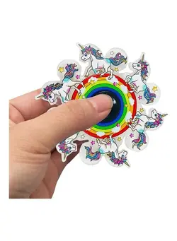 گجت، فیجت و سرگرمی اسپینر Unicorn Animated Spinner - Fidget Hand Spinner Gyro 9cm 