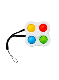 گجت، فیجت و سرگرمی اسپینر Push Pop Mini Keychain Finger Spinner Fidget Toy Assorted 7cm 