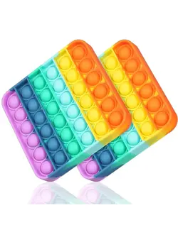 گجت، فیجت و سرگرمی پاپ ایت 2-Piece Push Pop Bubble Fidget Sensory Toy 