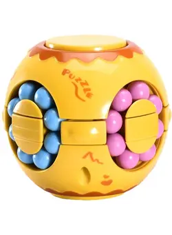 گجت، فیجت و سرگرمی پاپ ایت 2 In1 Rotating Fidget Spinner Magic Bean Infinity Cube Stress Relief Ball 