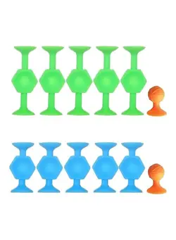 گجت، فیجت و سرگرمی اسپینر 12-Piece Pop Sucker Toys Stress Toy 