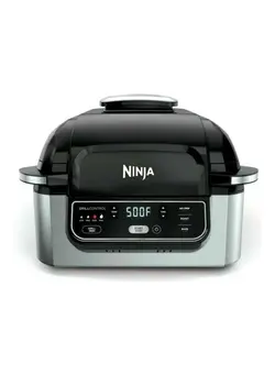 سرخ‌کن سرخ‌کن بدون روغن Foodi Health Grill And Air Fryer 5.6 L 1760 W AG301ME Black/Silver 