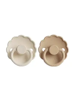 تغذیه و نگهداری کودک پستانک Daisy Silicone Baby  Pacifier 6-18M 2-Pack Cream/Croissant - S2 