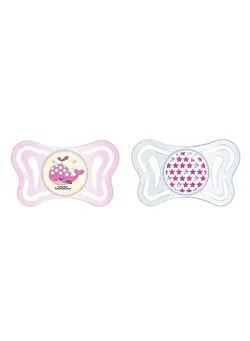 تغذیه و نگهداری کودک پستانک 2-Piece Physioforma Light Silicone Baby Pacifier for 2-6 Months - Assorted - CH71031-41 