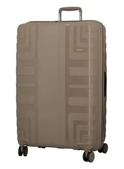 چمدان و ساک مسافرتی چمدان تک Crossline PP Hard Expandable Large Luggage Trolley 79cm Sand 