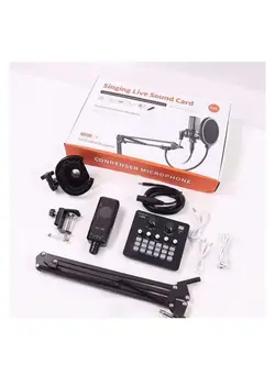 میکروفون سایر Professional Recording Condenser Microphone TLC 289 Studio Condenser Microphone Set With L068 Sound Card 