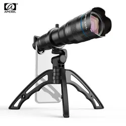 APL-JS36XJJ04 HD 36X Metal Single-tube Telescope Telephoto Lens Black 