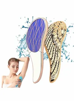 زنانه اپیلاتور New Bleame Crystal Hair Eraser, Magic Wing Removal, Exfoliation Painless Removal Tool for Men & Women,Soft Silky Skin Full Body 
