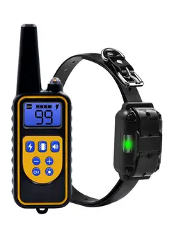 لوازم نگهداری و حمل قلاده و بند Dog Training Collar With Rechargeable Remote Multicolour 19x5.5x15cm 